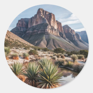 Guadalupe Mountains National Park Travel Classic Round Sticker