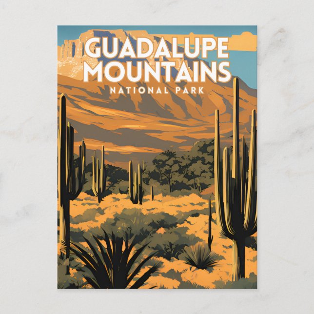 Guadalupe Mountains National Park Travel Postcard (Front)