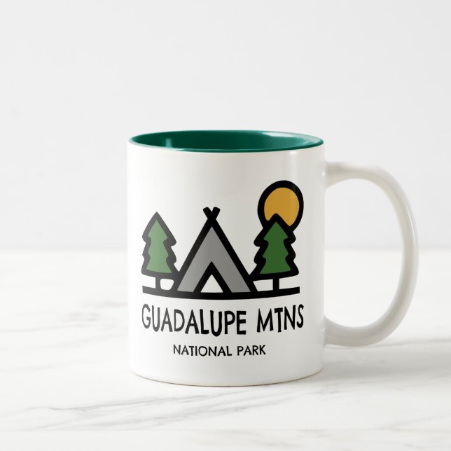 Guadalupe Mountains National Park Two-Tone Coffee Mug (Right)