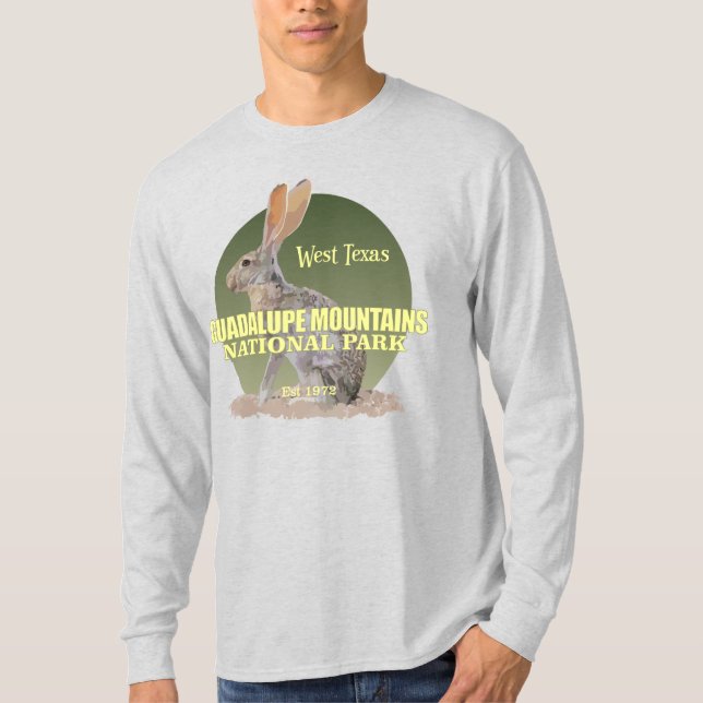Guadalupe Mountains NP (jack rabbit) WT T-Shirt (Front)