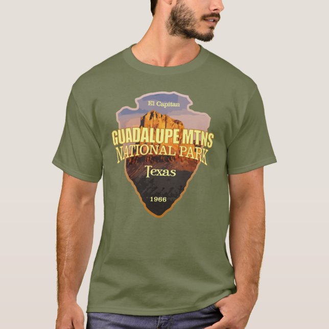 Guadalupe Mtns NP (arrowhead) T-Shirt (Front)