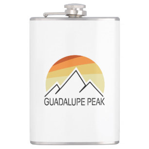 Guadalupe Peak Retro Hip Flask