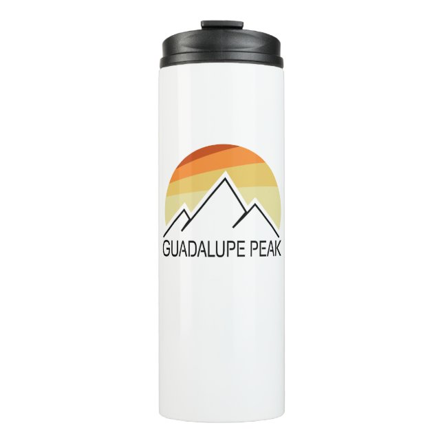 Guadalupe Peak Retro Thermal Tumbler (Front)