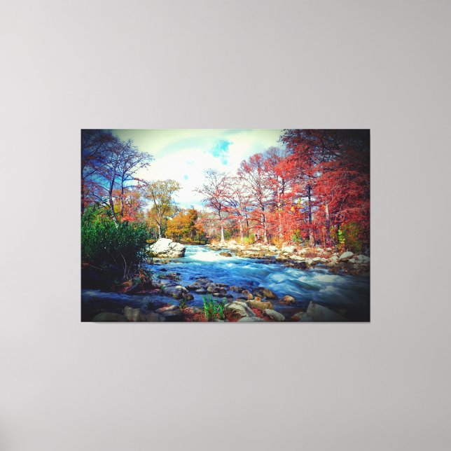 Guadalupe River Canvas Print (Front)