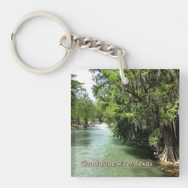 Guadalupe River in Gruene, Texas  Key Ring (Front)