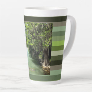 Guadalupe River in Gruene, Texas Two-Tone Coffee M Latte Mug