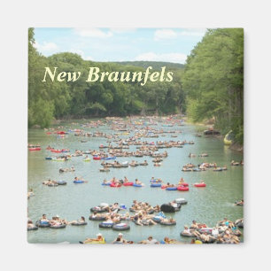 Guadalupe River New Braunfels kitchen magnet