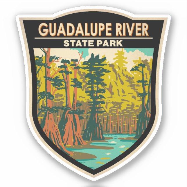 Guadalupe River State Park Texas Vintage (Front)