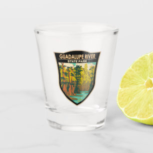 Guadalupe River State Park Texas Vintage Shot Glass