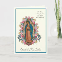 Guadalupe Spanish Sympathy Mass Offering Prayer