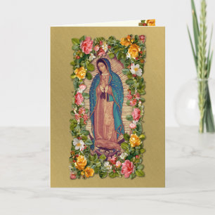 Guadalupe Virgin Mary Catholic Spanish Gracias Thank You Card