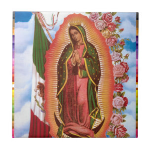GUADALUPE VIRGIN MEXICO 22 CUSTOMIZABLE PRODUCTS TILE