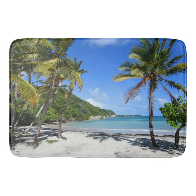 guadeloupe beach bath mat (Front)