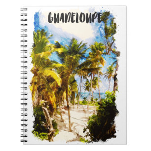 Guadeloupe Caribbean Tropiccal Island Travel Notebook