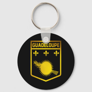 Guadeloupe Emblem Key Ring