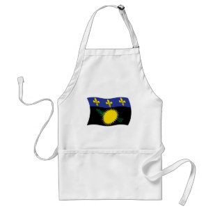 Guadeloupe Flag Apron