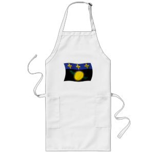 Guadeloupe Flag Apron