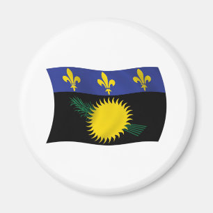 Guadeloupe Flag Magnet
