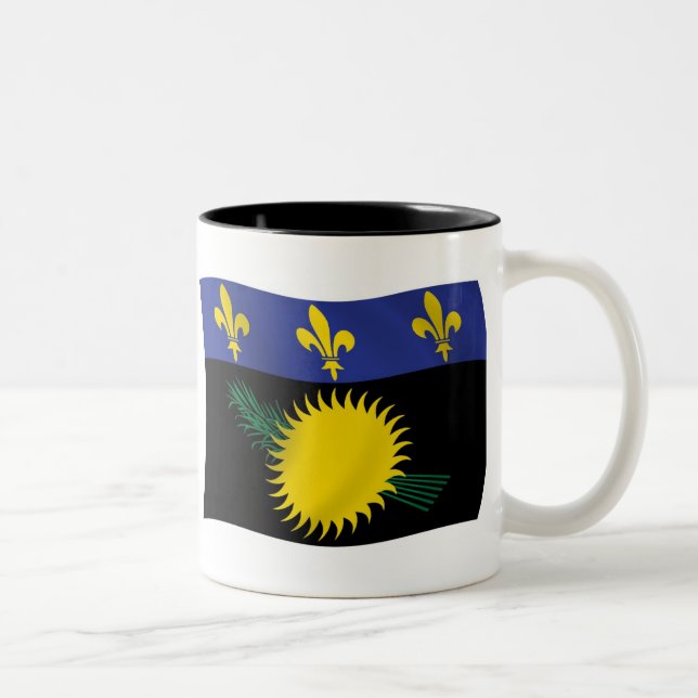 Guadeloupe Flag Mug (Right)