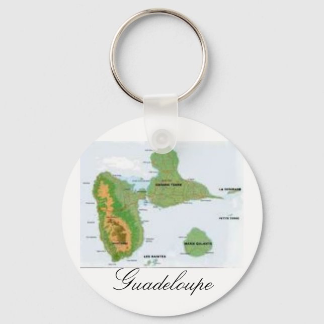 Guadeloupe Key Ring (Front)
