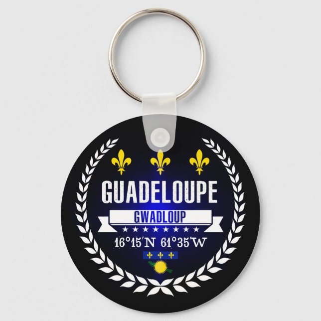 Guadeloupe Key Ring (Front)