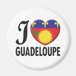 Guadeloupe Love Magnet