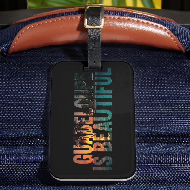 GUADELOUPE LUGGAGE TAG (Front Insitu 2)
