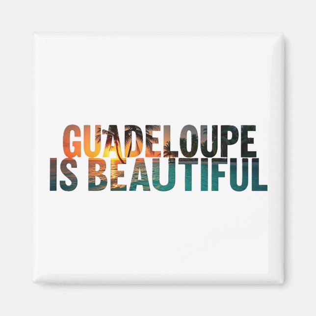 GUADELOUPE MAGNET (Front)