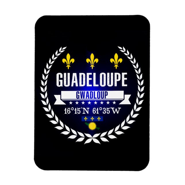 Guadeloupe Magnet (Vertical)