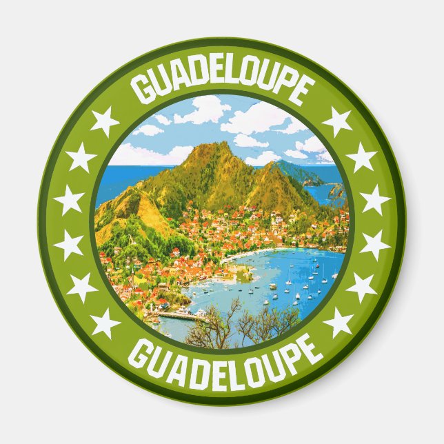 Guadeloupe                                         magnet (Front)