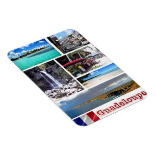 Guadeloupe - Mosaic - Magnet