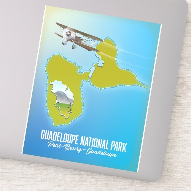 Guadeloupe National Park map (Detail)