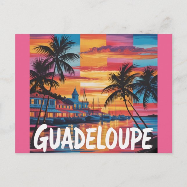 Guadeloupe  postcard (Front)