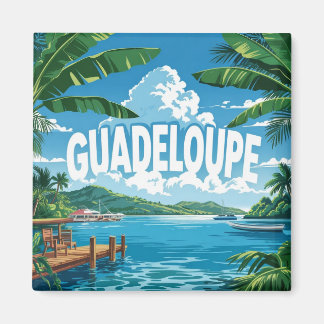 Guadeloupe: Tropical Escape, Paradise Beach Magnet