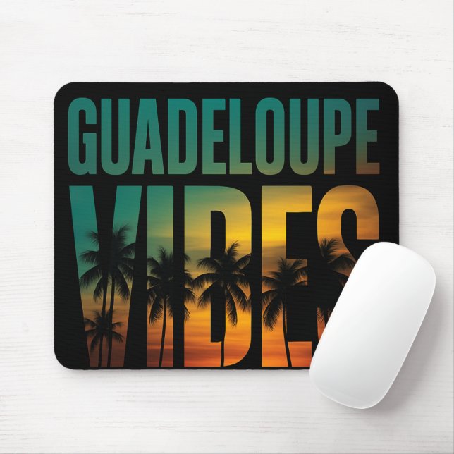Guadeloupe Vibes Mouse Pad (With Mouse)