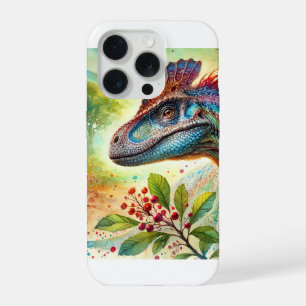 Guaibasaurus in watercolor 060924AREF119 - Waterco iPhone 15 Pro Case
