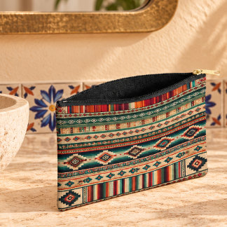 “GUAJILLO”  HISPANIC-HERITAGE LARGE ACCESSORY POUCH