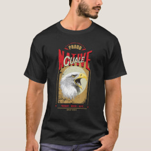 Guale Native American Eagle Spirit Vintage Honour T-Shirt