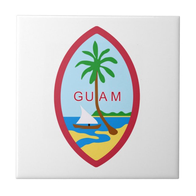 GUAM - emblem/flag/coat of arms/symbol Tile (Front)