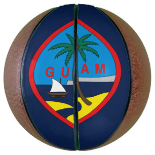 Guam Flag Basketball