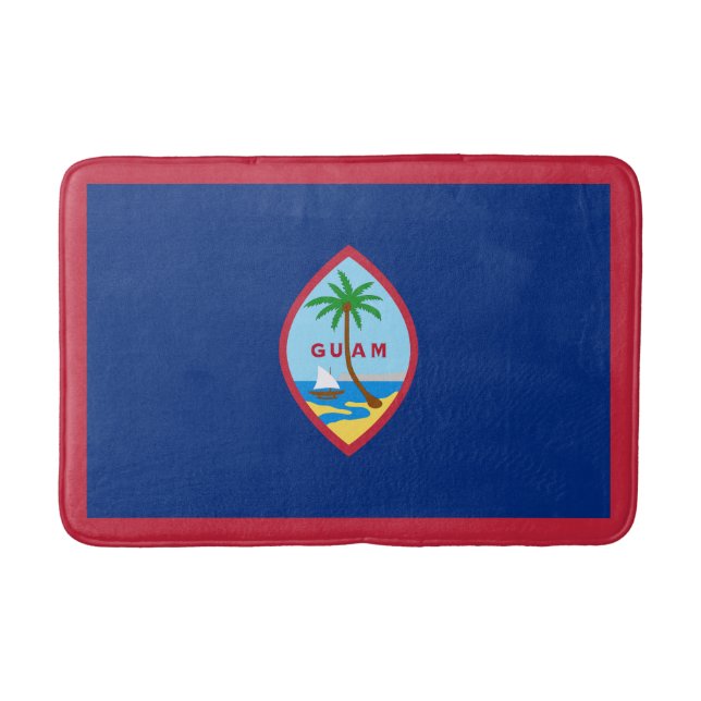 Guam Flag Bath Mat (Front)
