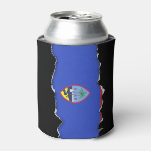 Guam Flag Can Cooler