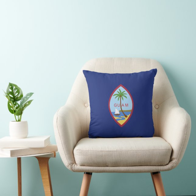 Guam flag cushion (Chair)