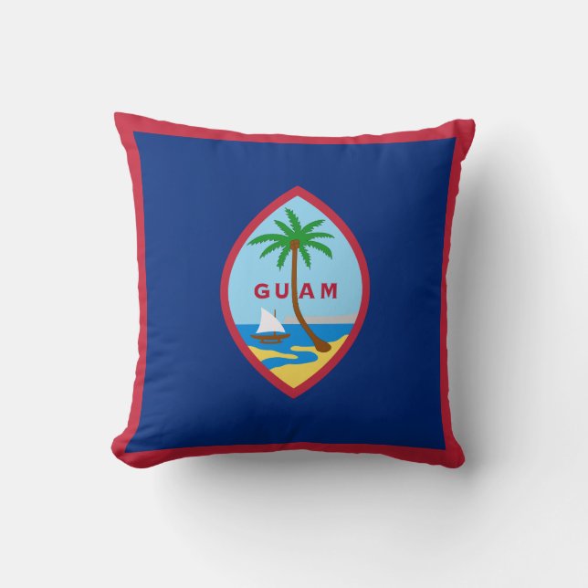 Guam Flag Cushion (Front)