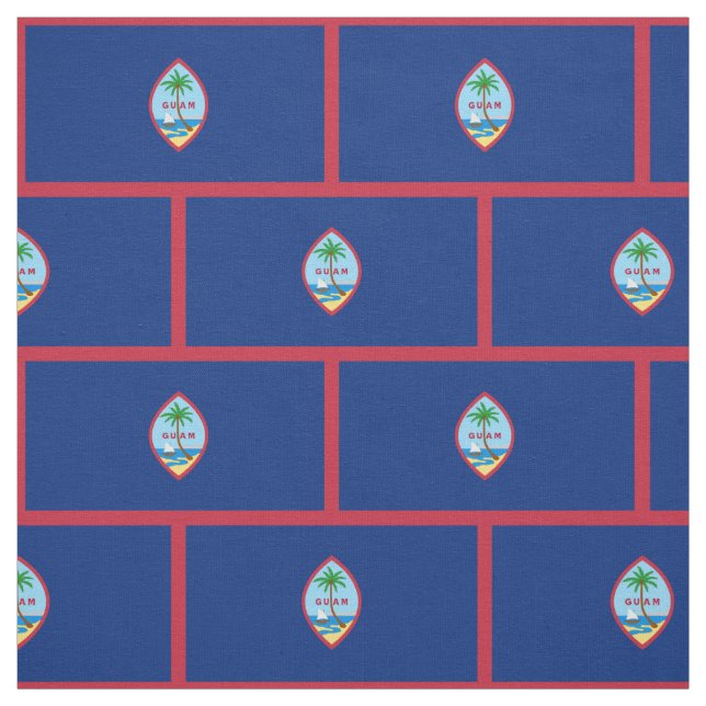Guam Flag Fabric (Swatch)