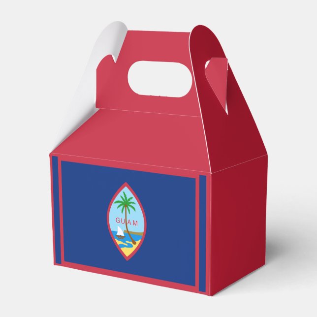 Guam flag  favour box (Front Side)