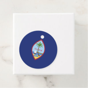 Guam flag favour tags