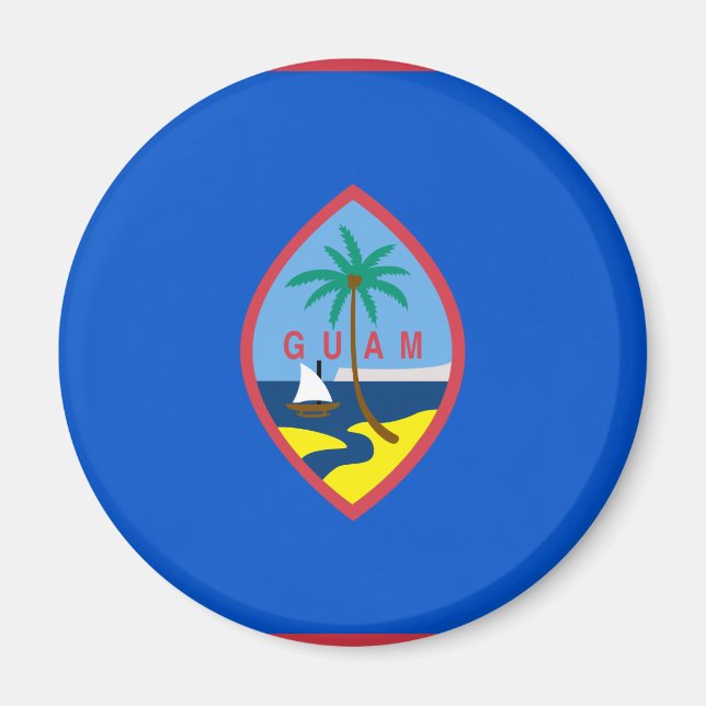 Guam Flag GU Magnet (Front)