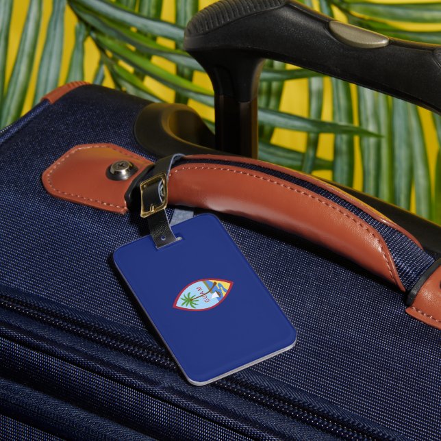 Guam flag luggage tag (Front Insitu 1)