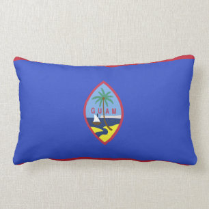 Guam Flag Lumbar Cushion